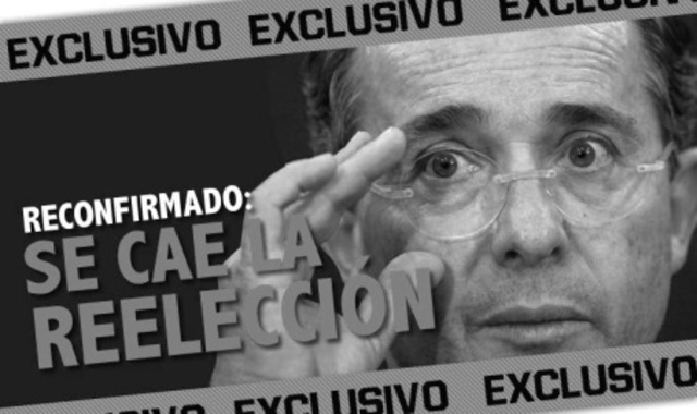 No a la segunda reelección de Uribe