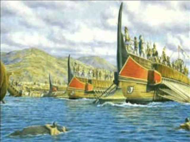 The battle of Artemisium