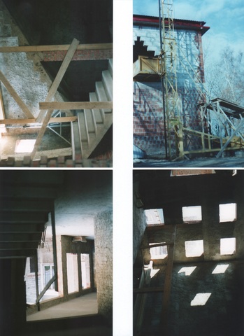 Budowa Gimnazjum w Czarnym Lesie.