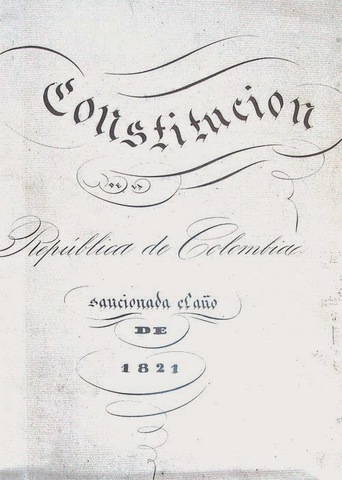 La Constitución de Cucuta