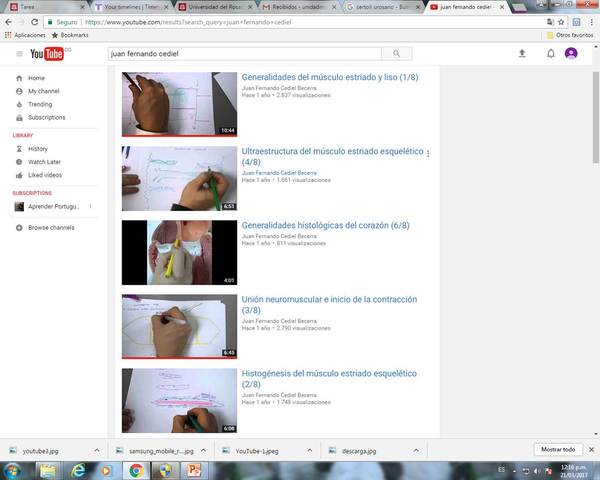 Videos por el docente