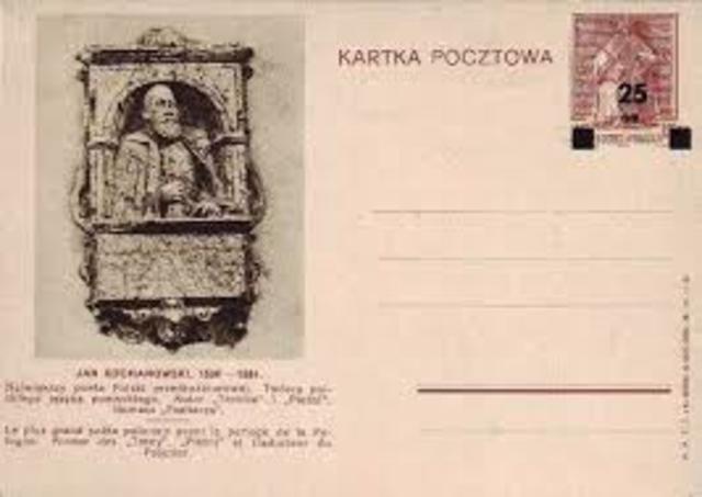 22 sierpnia 1584 - śmierć poety