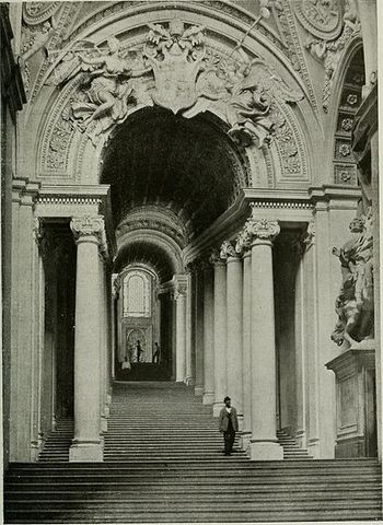1663-66 Scala Regia w pałacu watykańskim w Rzymie