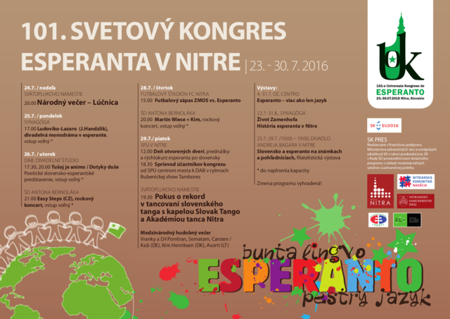 The World Esperanto Congress (Slovakia)