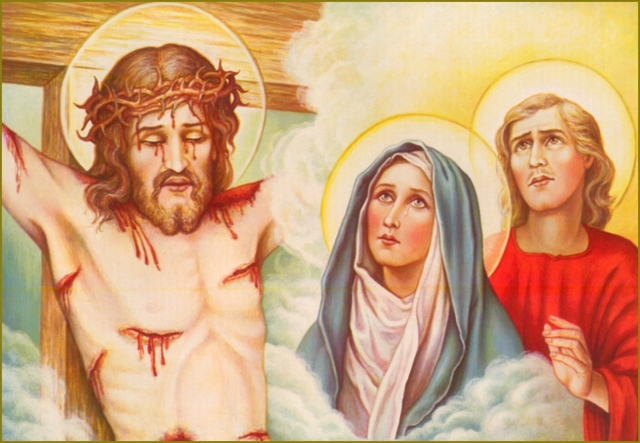 Jhon 19:26 When Jesus saw his mother and the disciple there whom he loved, he said to his mother, “Woman, behold, your son.”