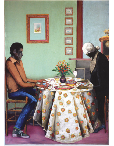 Benny Andrews' Grandmother's Dinner