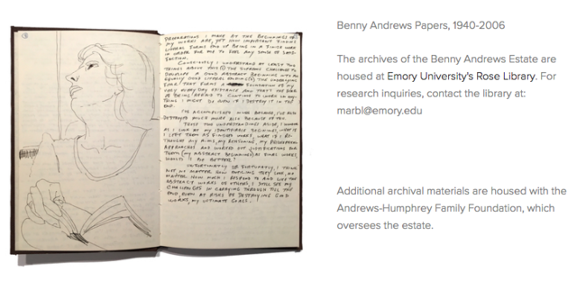 Archives of Benny Andrews Estate (1940-2006)