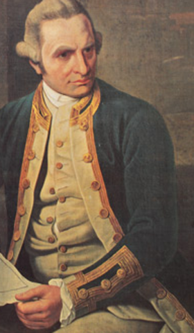 Captain James Cook Arrived