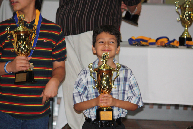Gano mi primer premio de reconocimiento de ajedrez