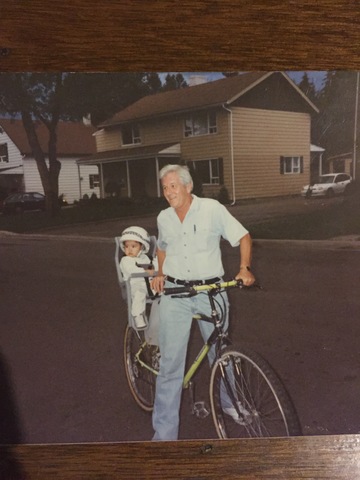 ¡Mira mami, papi me lleva en bici!