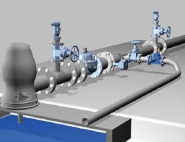 Vapor de cañerías para generar trabajo