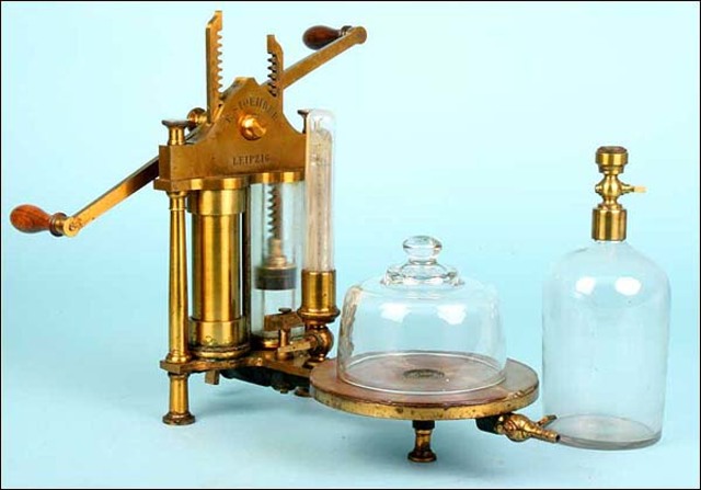 Demostración del vacío con los hemisferios de Magdeburgo