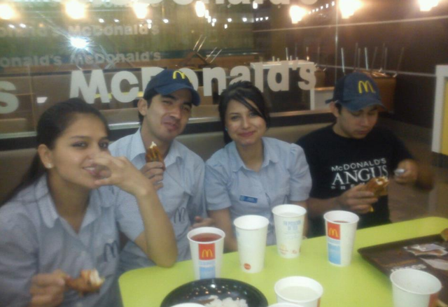 trabajo en MC donals