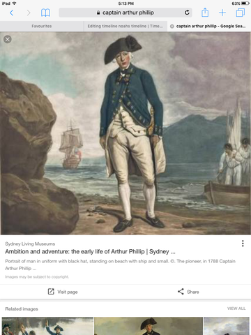 Captain Arthur Phillip's Arrival