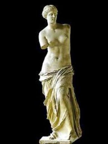 Αρπαγή της Αφροδίτης της Μήλου  υπό την απειλή των όπλων από ανθρώπους του Γάλλου Μάρκελλους