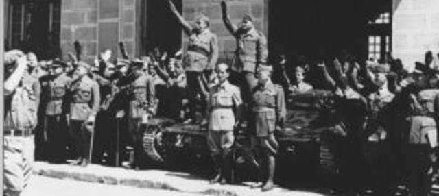 Alzamiento militar i inici de la guerra civil