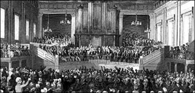 First and biggest protest against the slave trade.