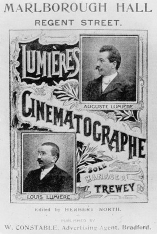 First Public Screening of a Cinematographic Film