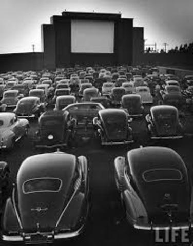 First drive in movie theater introduced
