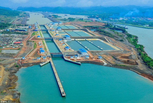 Panama Canal Opened