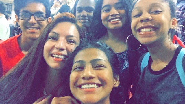 First pep rally of 2016-2017