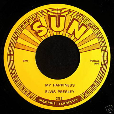 Elvis records his first demo