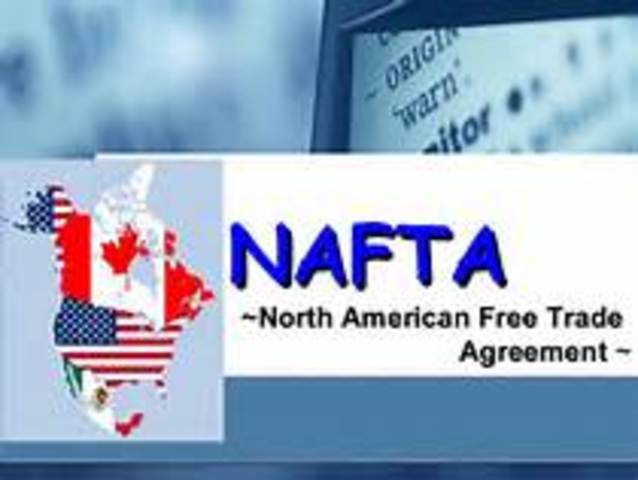 North American Free Trade Agreement into law