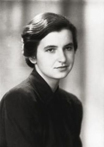 Nacimiento de Rosalind Franklin