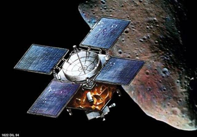 Sonda NEAR es va colocar en òrbita entre al voltant de l'asteroide 433 EROS