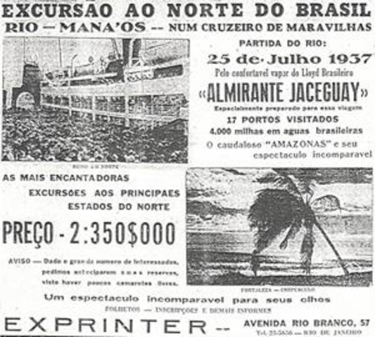 1º CRUZEIRO MARÍTIMO NA COSTA BRASILEIRA