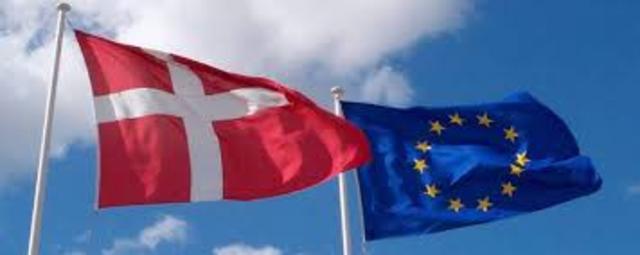 Danmark bliver medlem af den europæisk union