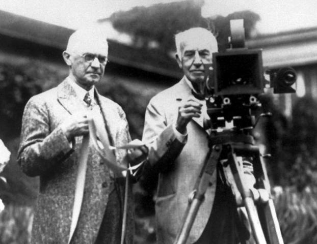 Thomas Edison builds motion-picture camera