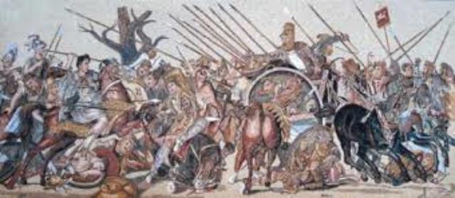 Alexander defeated Persian king,Darius