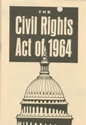 The Civil Rights Act of 1964 is signed
