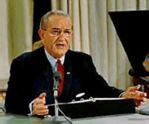 President Johnson Not Running For a Second Term