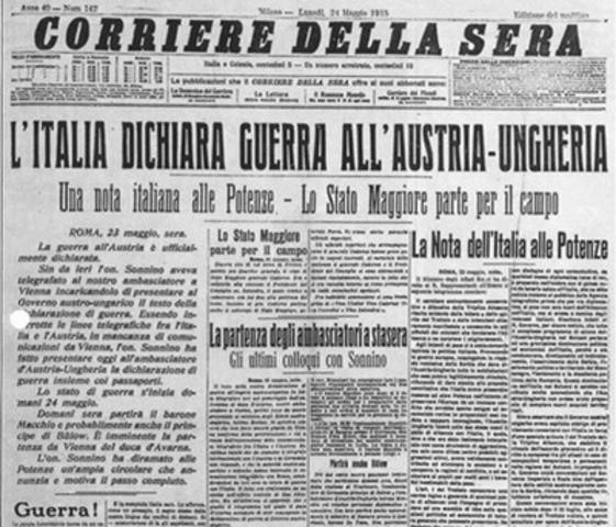 Declaraciones italianas