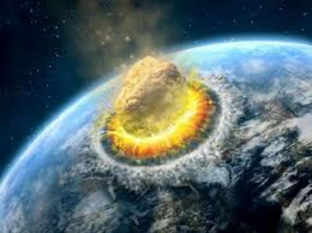 35,000,000 AD. Asteroid Collision