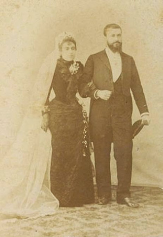 Boda de Vicente Blasco Ibáñez y Maria Blasco