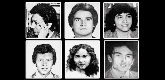 Exigen cuerpos de familiares.