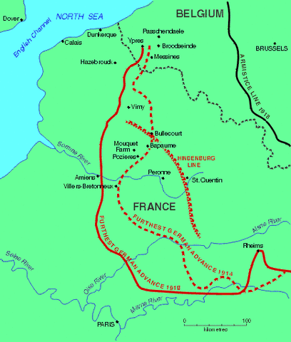 Battle of the Marne on the Western front