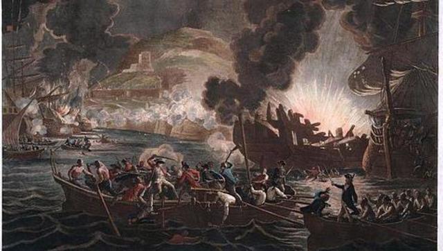 Los ingleses toman Gibraltar