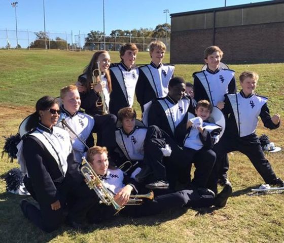 Mon amis dans le trompette groupe