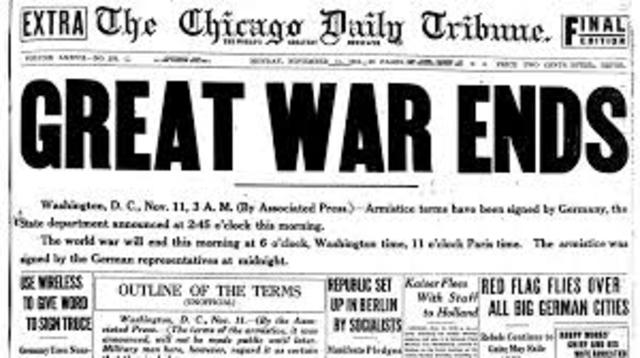 World War I Ends