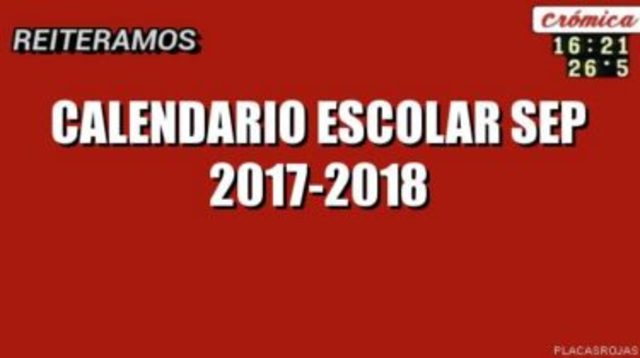 Elaboración del calendario 2017-2018
