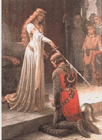 During the Middle Ages the greeting consisted of an act of respect to the lords. People used to kneel down for the king.