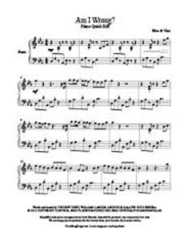 wrote my first piano song