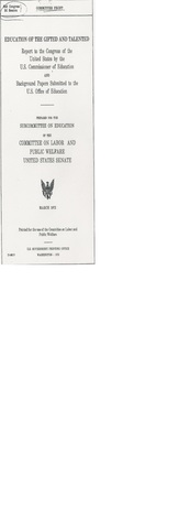 Marland's study and definition of gifted students