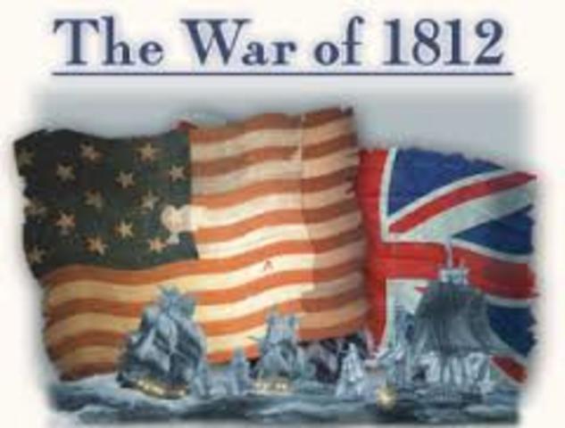 The war of 1812 against Great Britain