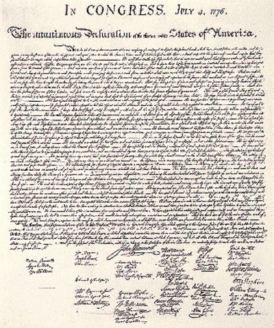 declaration of independence