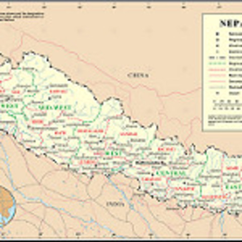 Producción de papel en Nepal.